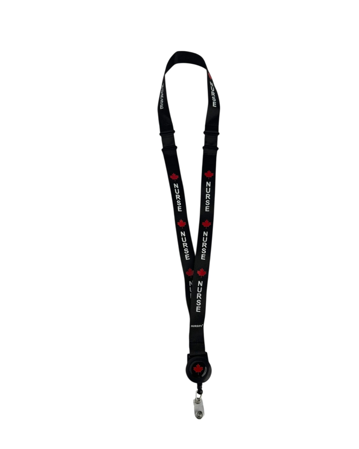 Canadian Nurse Lanyard – Maple Leaf Badge Reel Holder