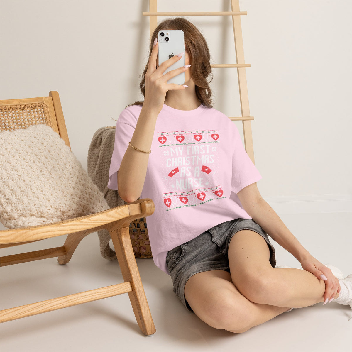 My First Christmas as a Nurse Tee | Nursify