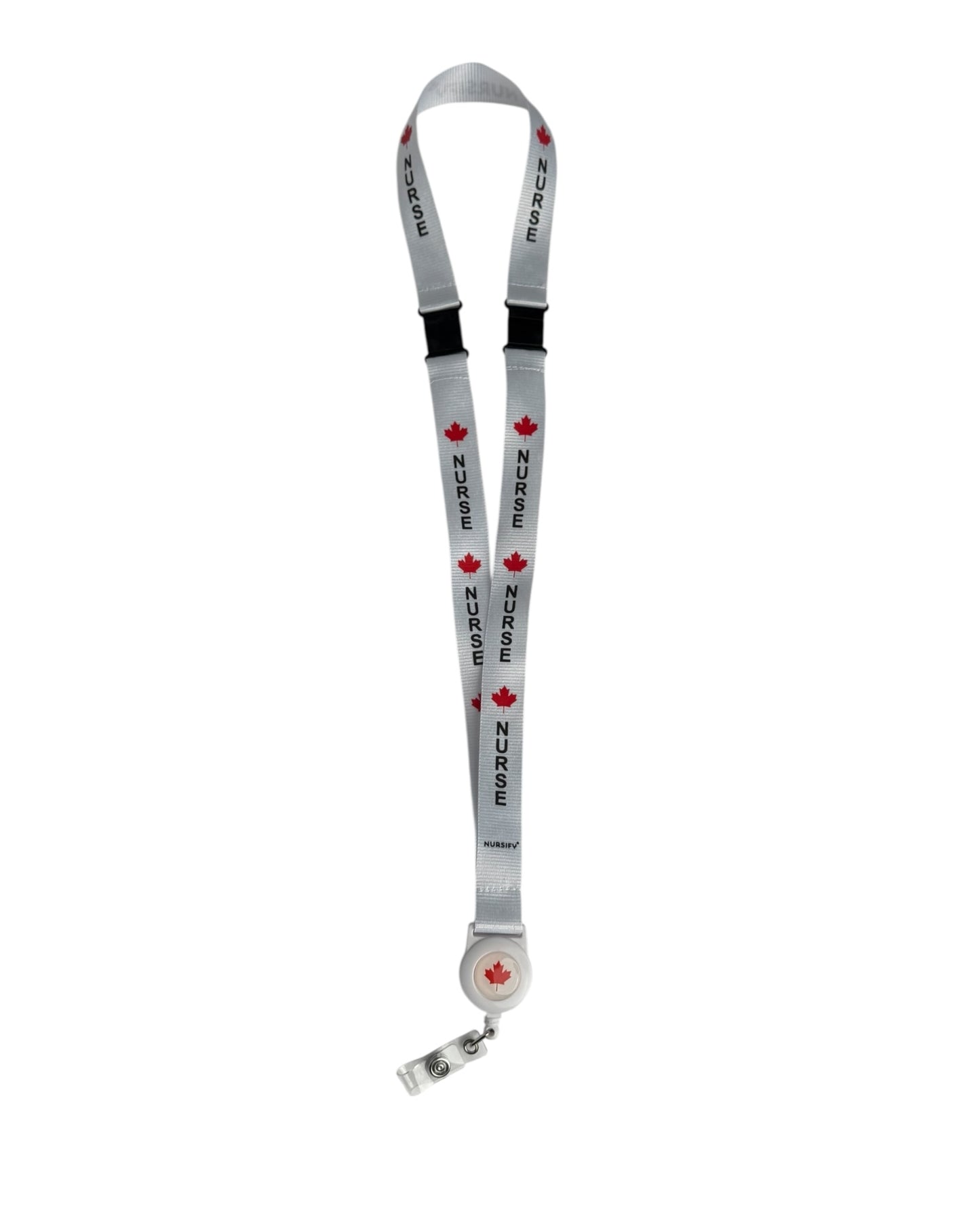 Canadian Nurse Lanyard – Maple Leaf Badge Reel Holder