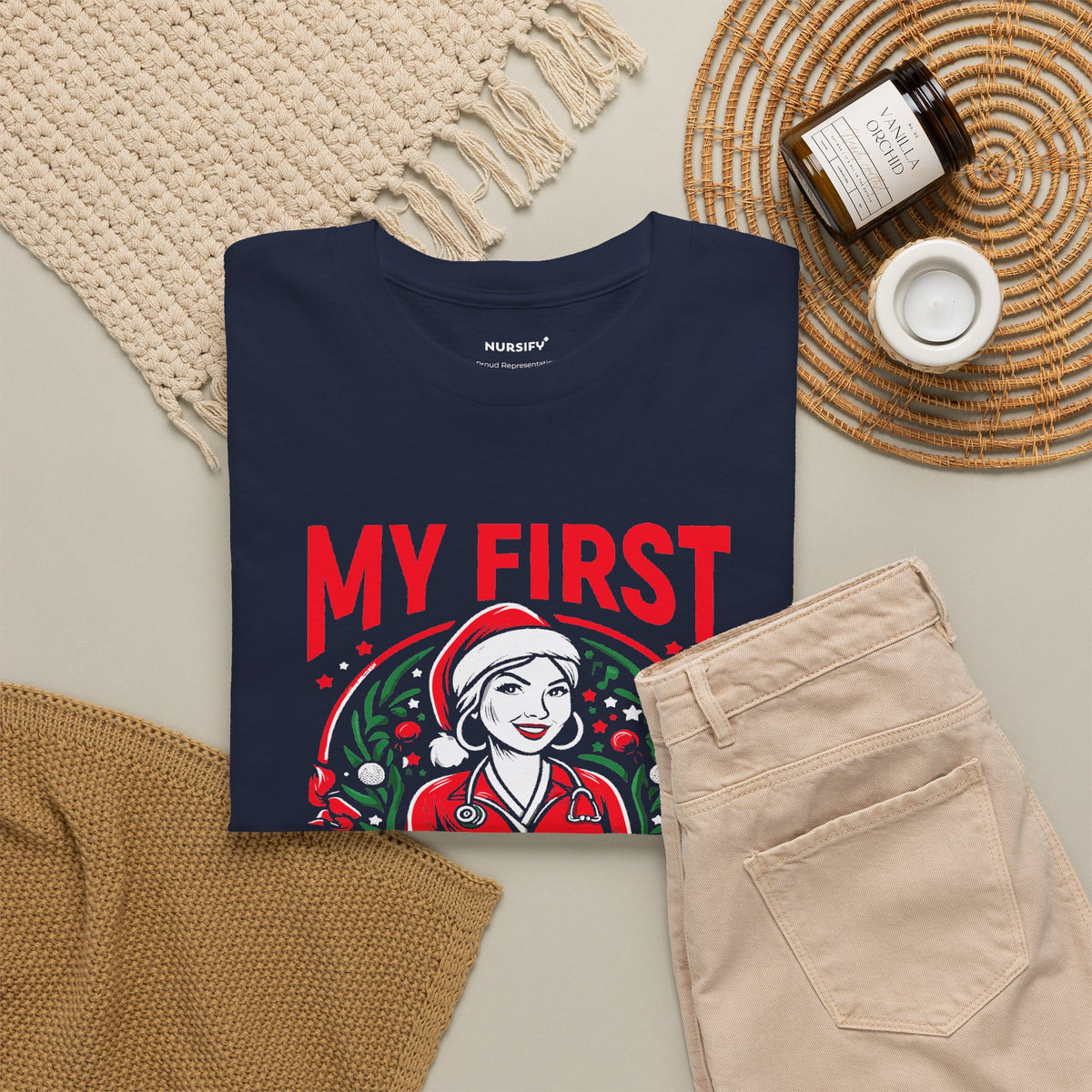 My First Christmas as a Registered Nurse T-Shirt