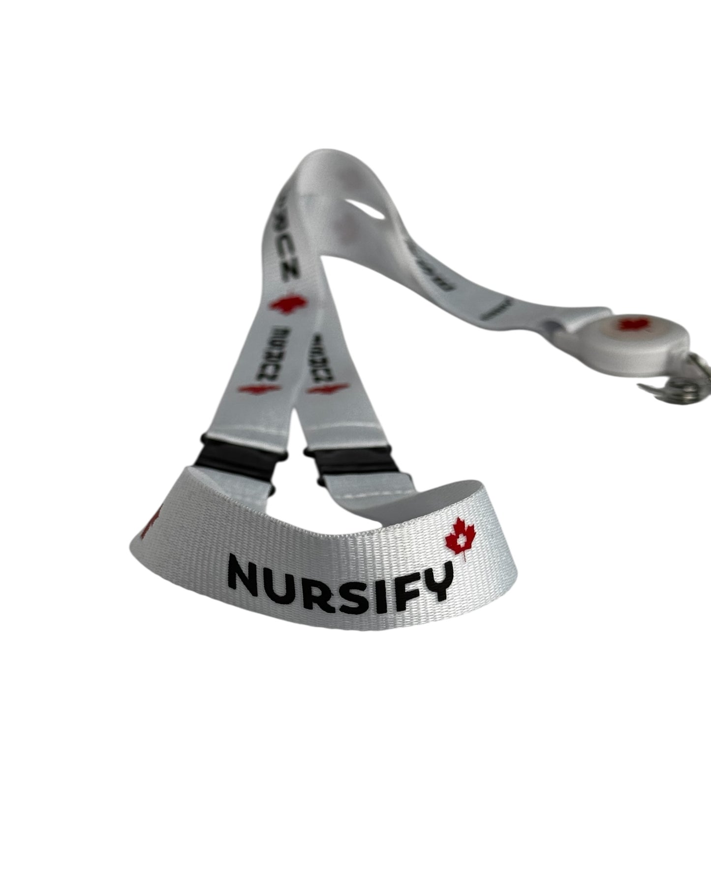 Canadian Nurse Lanyard – Maple Leaf Badge Reel Holder