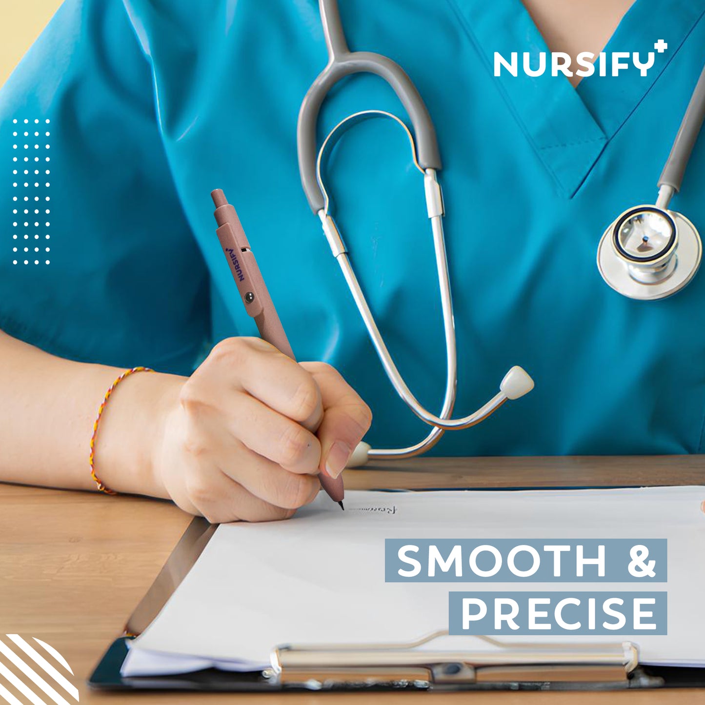 Nursify+ NurseFlex Gel Pens – Fine Point Black Ink (5-Pack)