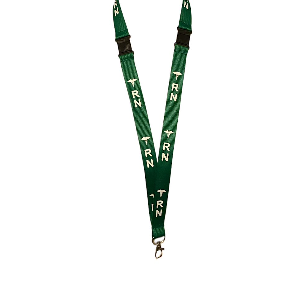 RN Lanyard ID Holder with 2 Breakaways for Safety