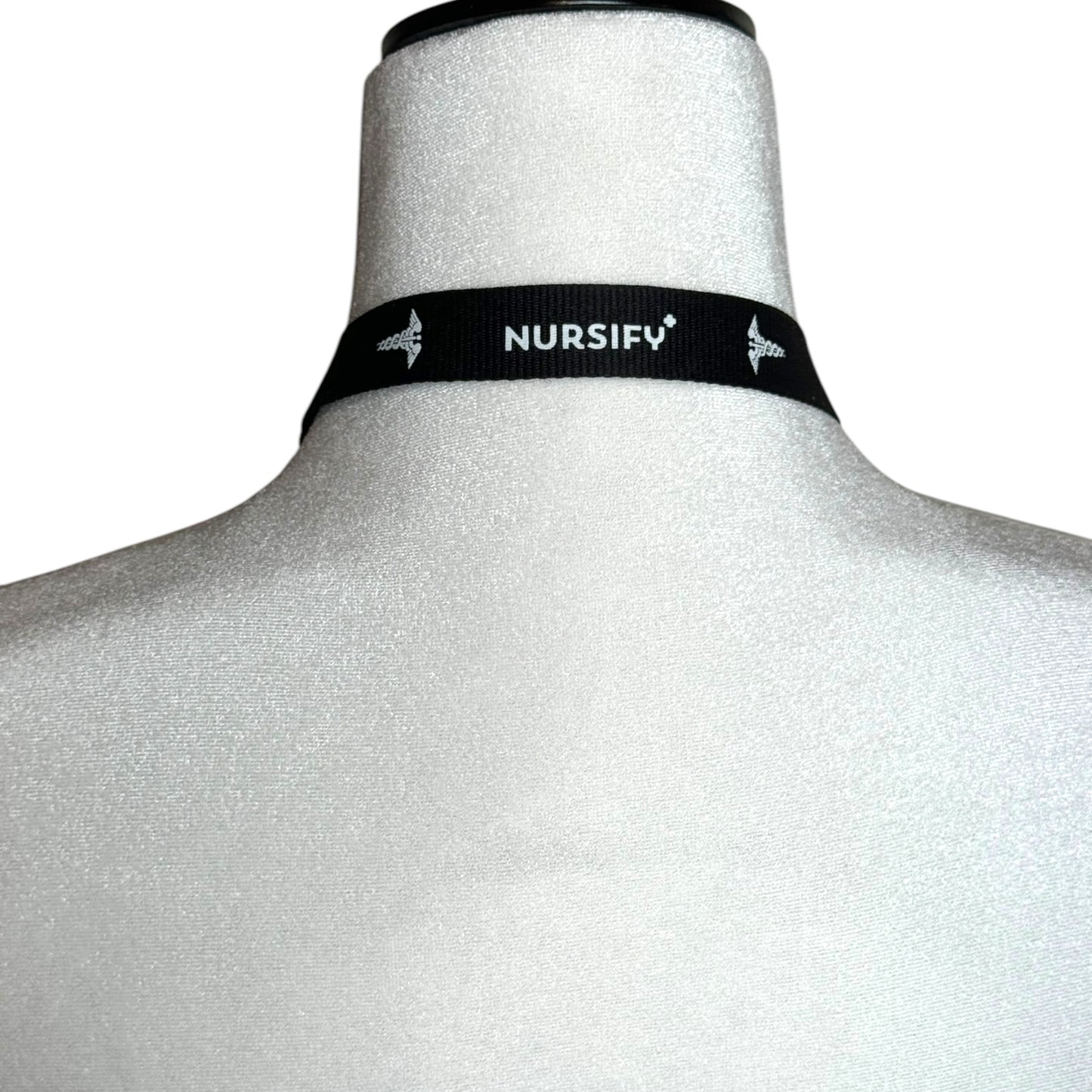 Nursify RN Lanyard Black