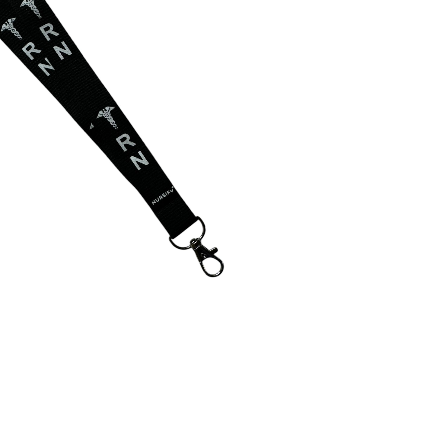 Nursify RN Lanyard Black