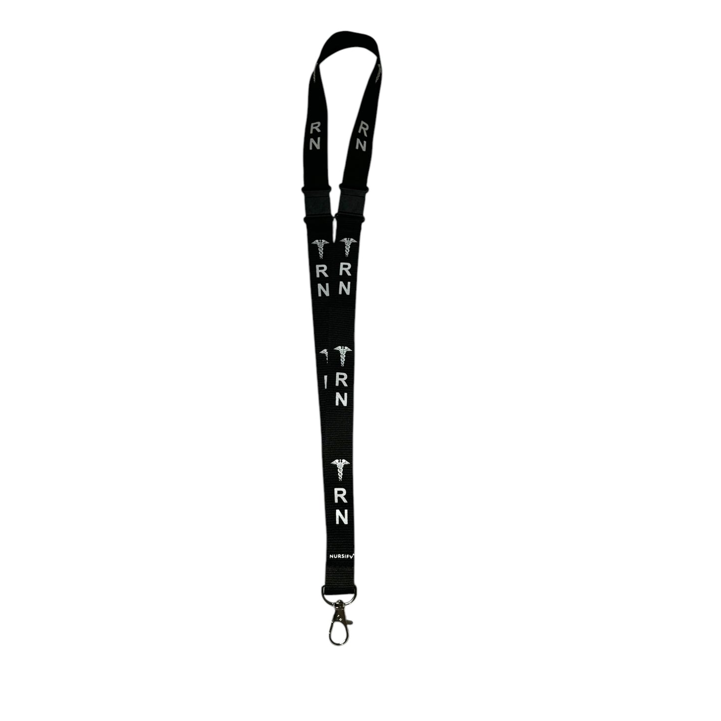 Nursify RN Lanyard Black