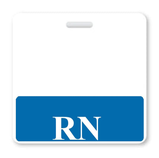 COLORED RN BADGE BUDDY, Nurse Badge Buddy, Nurse Id, Nurse Gift, Horizontal Badge Buddy, Nurse Tag
