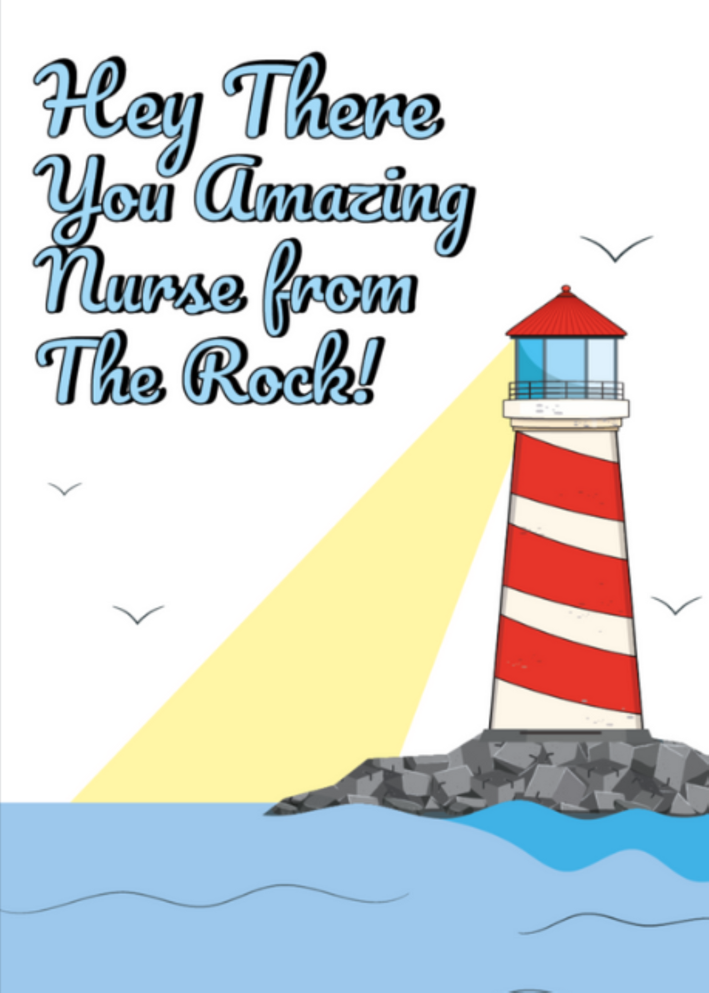 Funny Newfoundland Nurse Appreciation Greeting Card