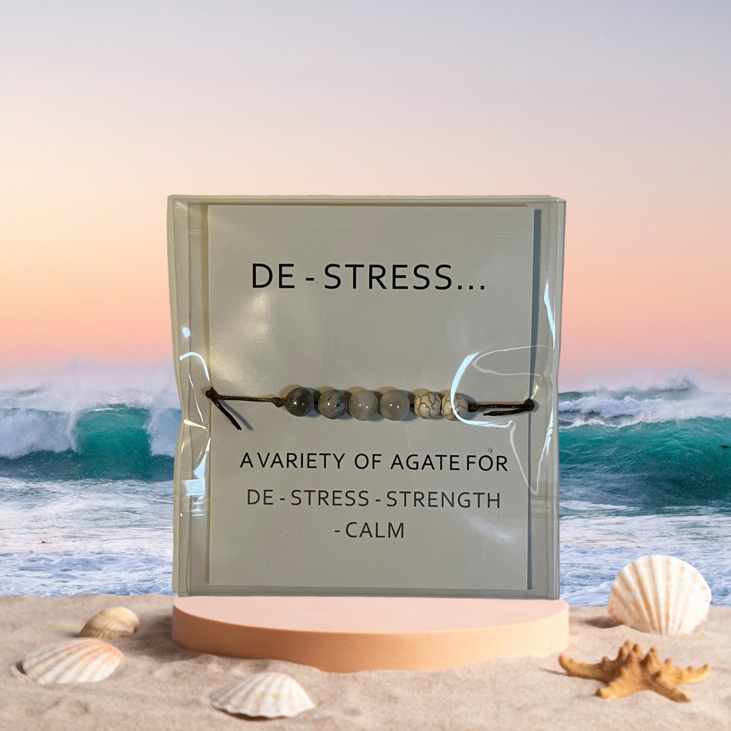 POSITIVITY BRACELET, De-Stress Bracelet, Stone Bracelet