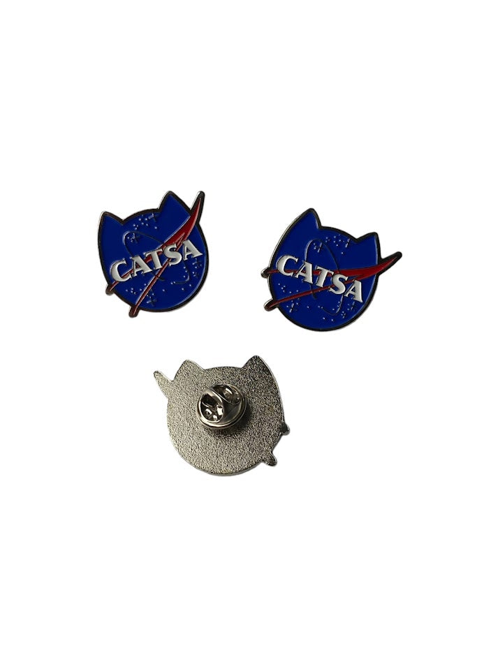 CAT ENAMEL PIN, CATSA Pin, Fat Cat, Pin, Cat Moon Cycle Pin, Cat Lover Gift