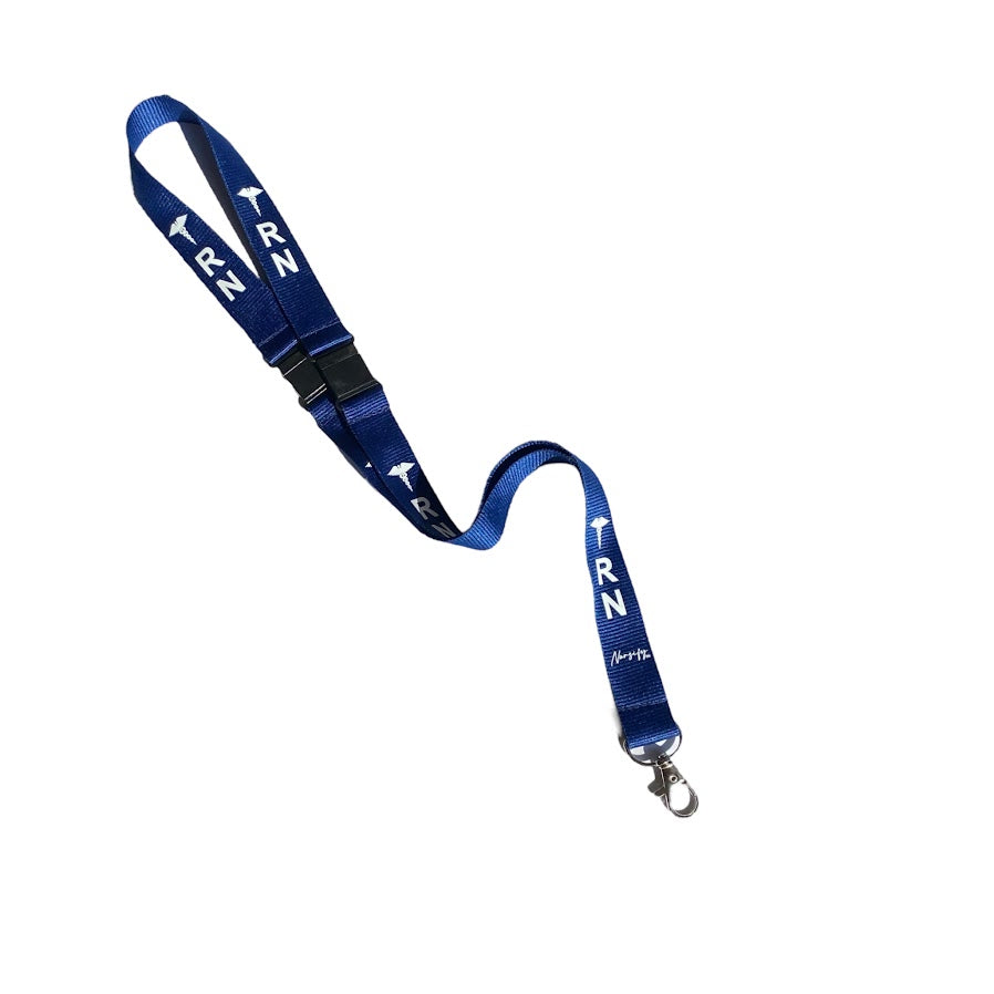 RN Lanyard ID Holder with 2 Breakaways for Safety