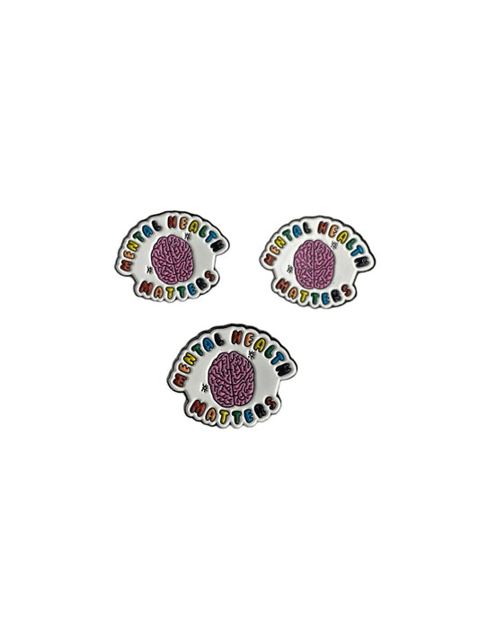 MENTAL HEALTH MATTERS ENAMEL PIN, Mental Health, Healthy Mind, Mental Health Awareness,