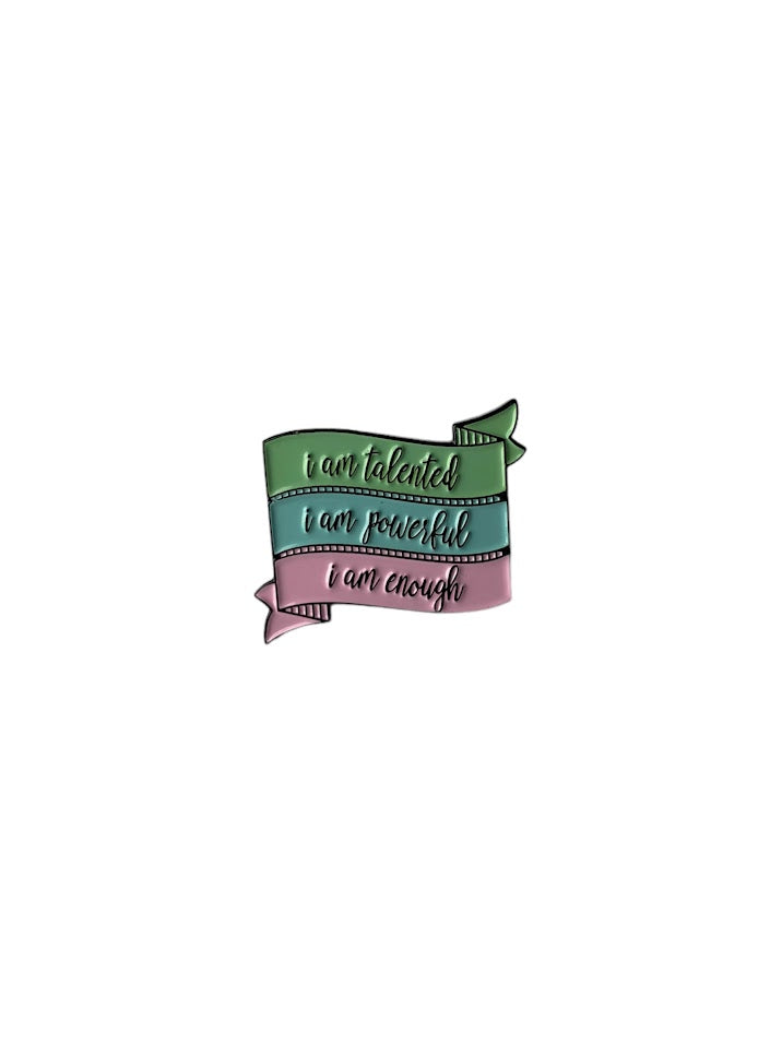 I AM... ENAMEL PIN, Motivation Pin, Colorful Pin, Confidence Pin