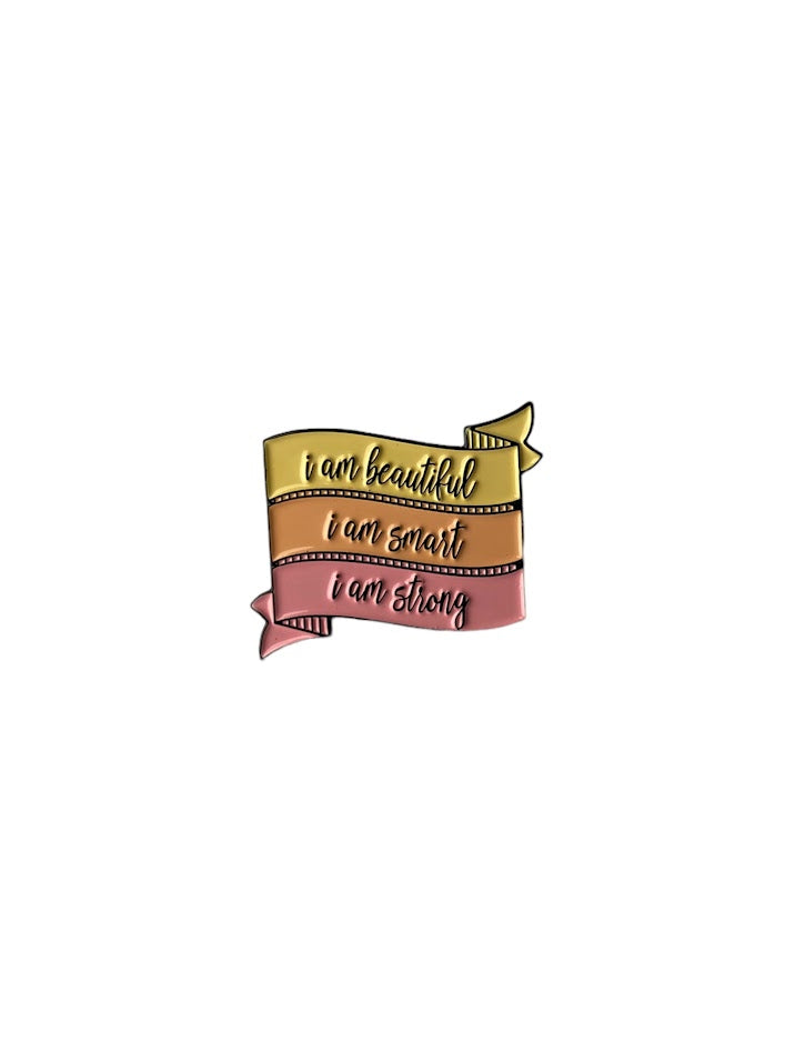 I AM... ENAMEL PIN, Motivation Pin, Colorful Pin, Confidence Pin