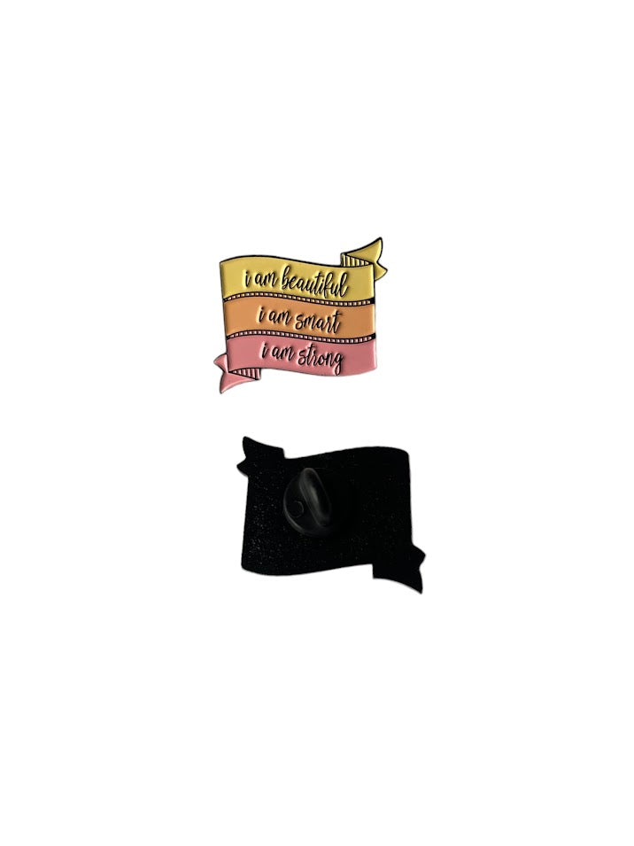 I AM... ENAMEL PIN, Motivation Pin, Colorful Pin, Confidence Pin