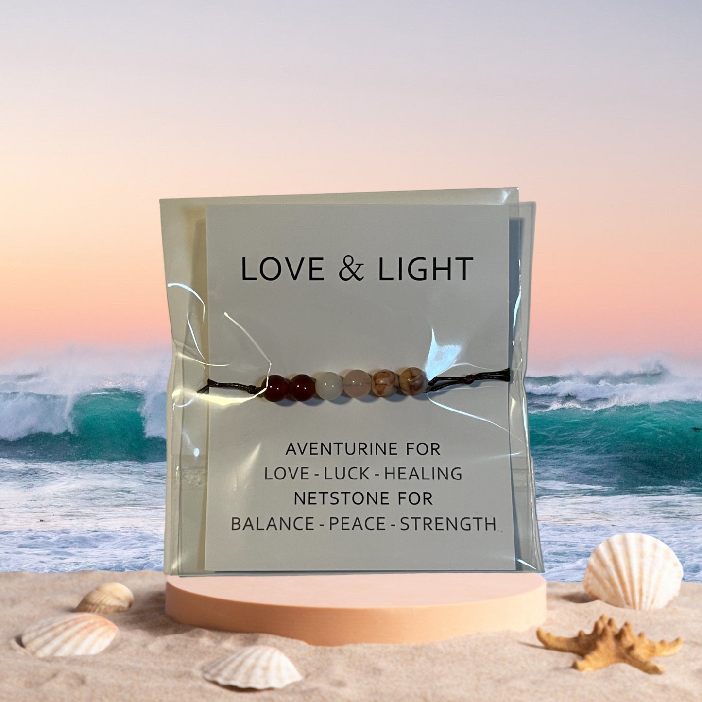 POSITIVITY BRACELET, Love&Light Bracelet, Stone Bracelet