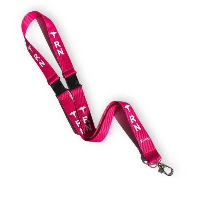 RN Lanyard ID Holder with 2 Breakaways for Safety