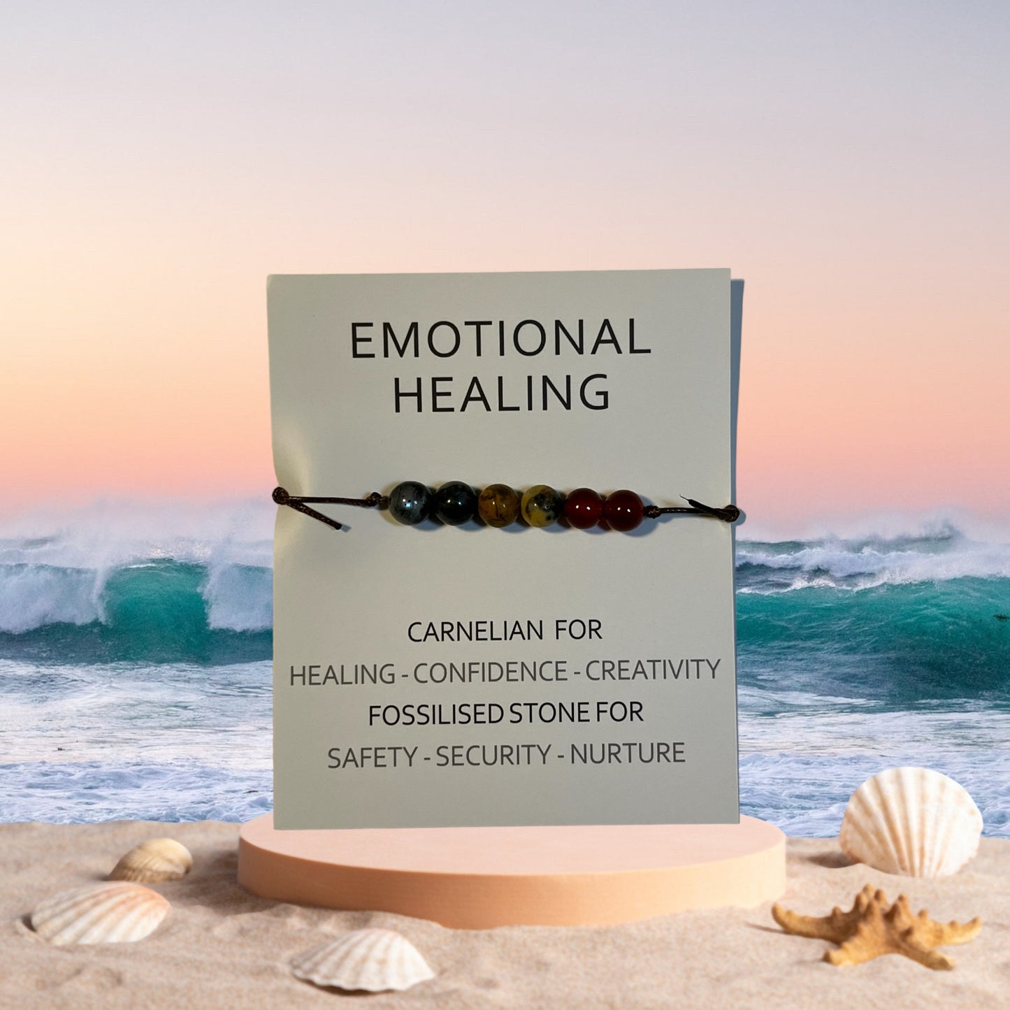 POSITIVITY BRACELET, Emotional Healing Bracelet, Stone Bracelet