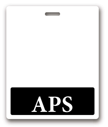 APS BADGE BUDDY Black