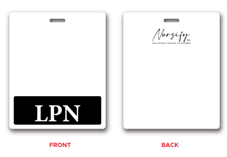 LPN BADGE BUDDY Black