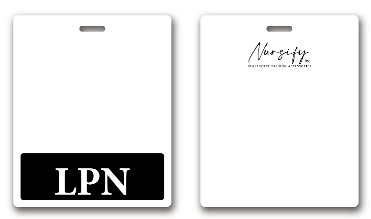 LPN BADGE BUDDY Black