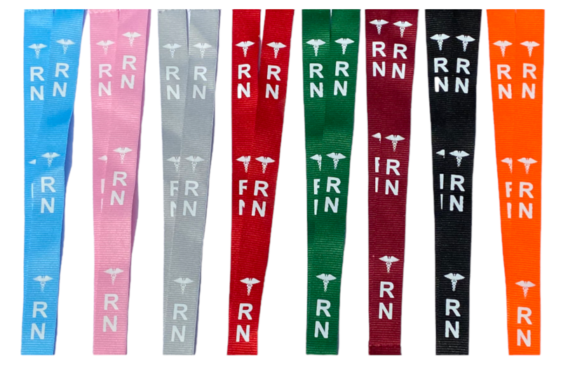 RN Lanyard ID Holder with 2 Breakaways for Safety