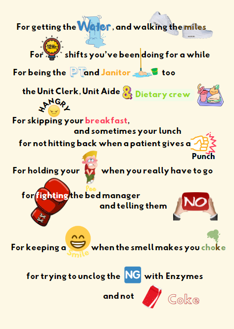 Funny Nurse Thank You Card | Customizable Greeting Card with 5 Options for Personal Touch