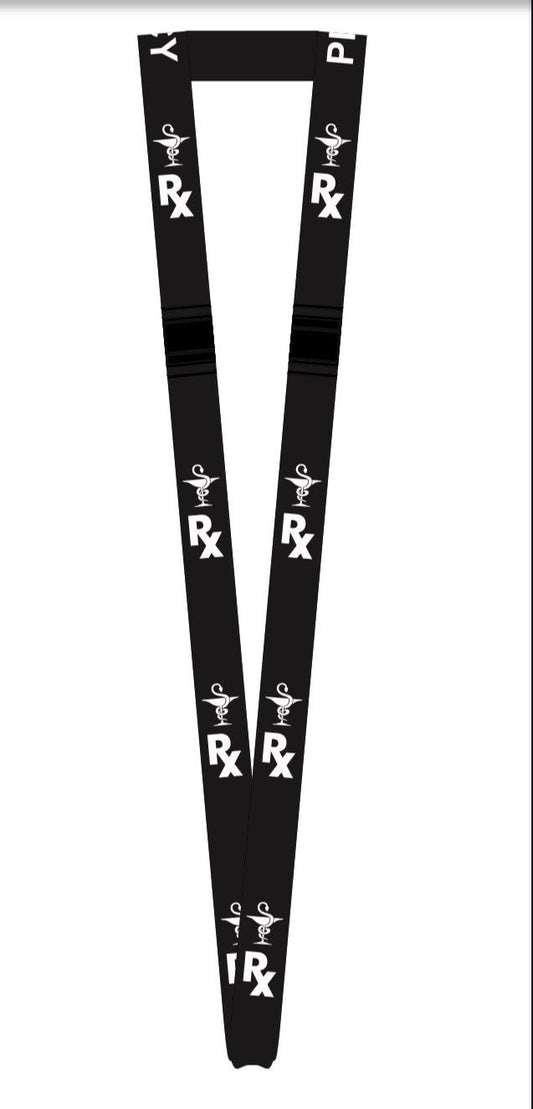 Pharmacy Lanyard Black