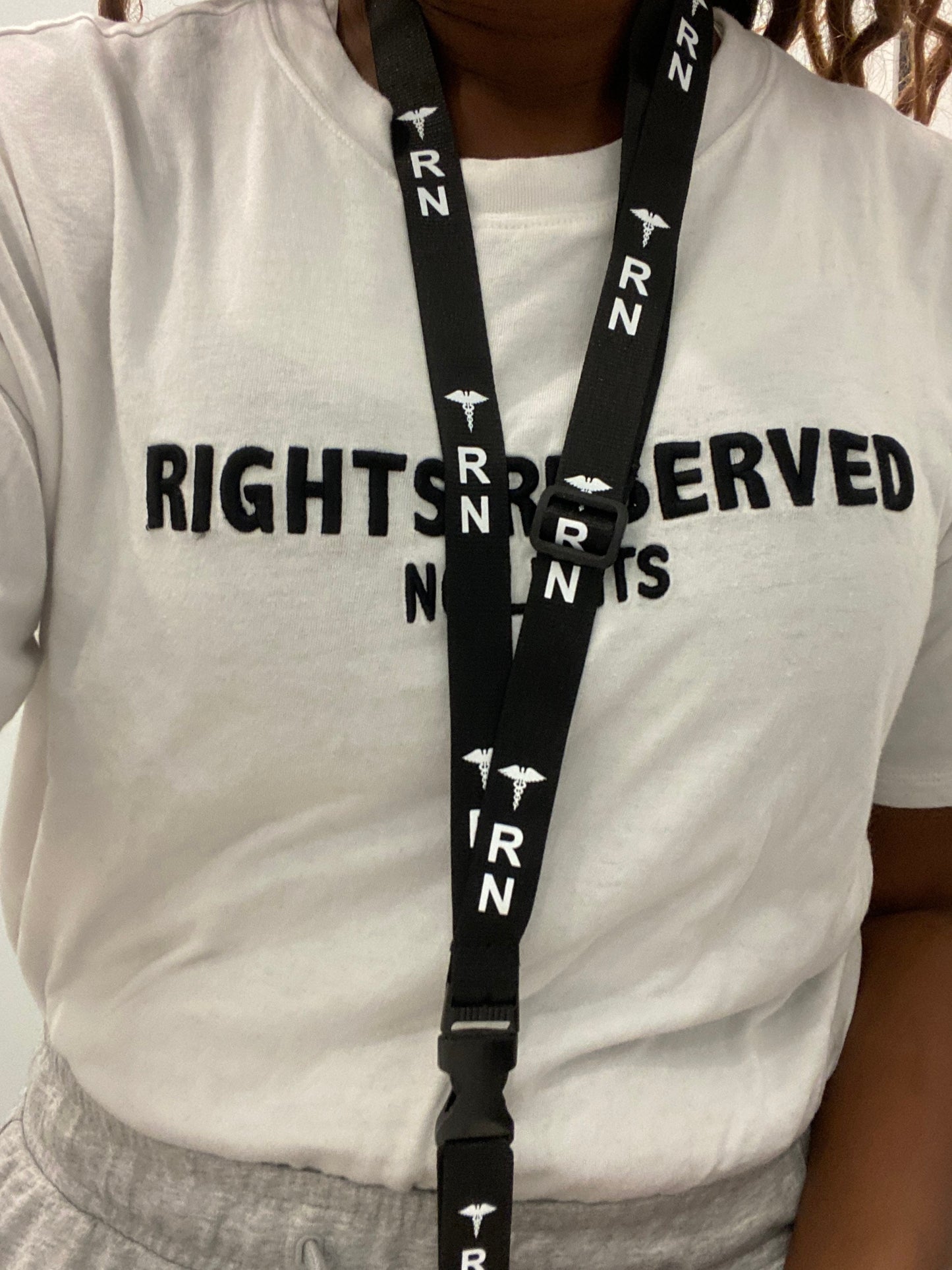 EXTRA LONG RN NURSE LANYARD with BREAKAWAY