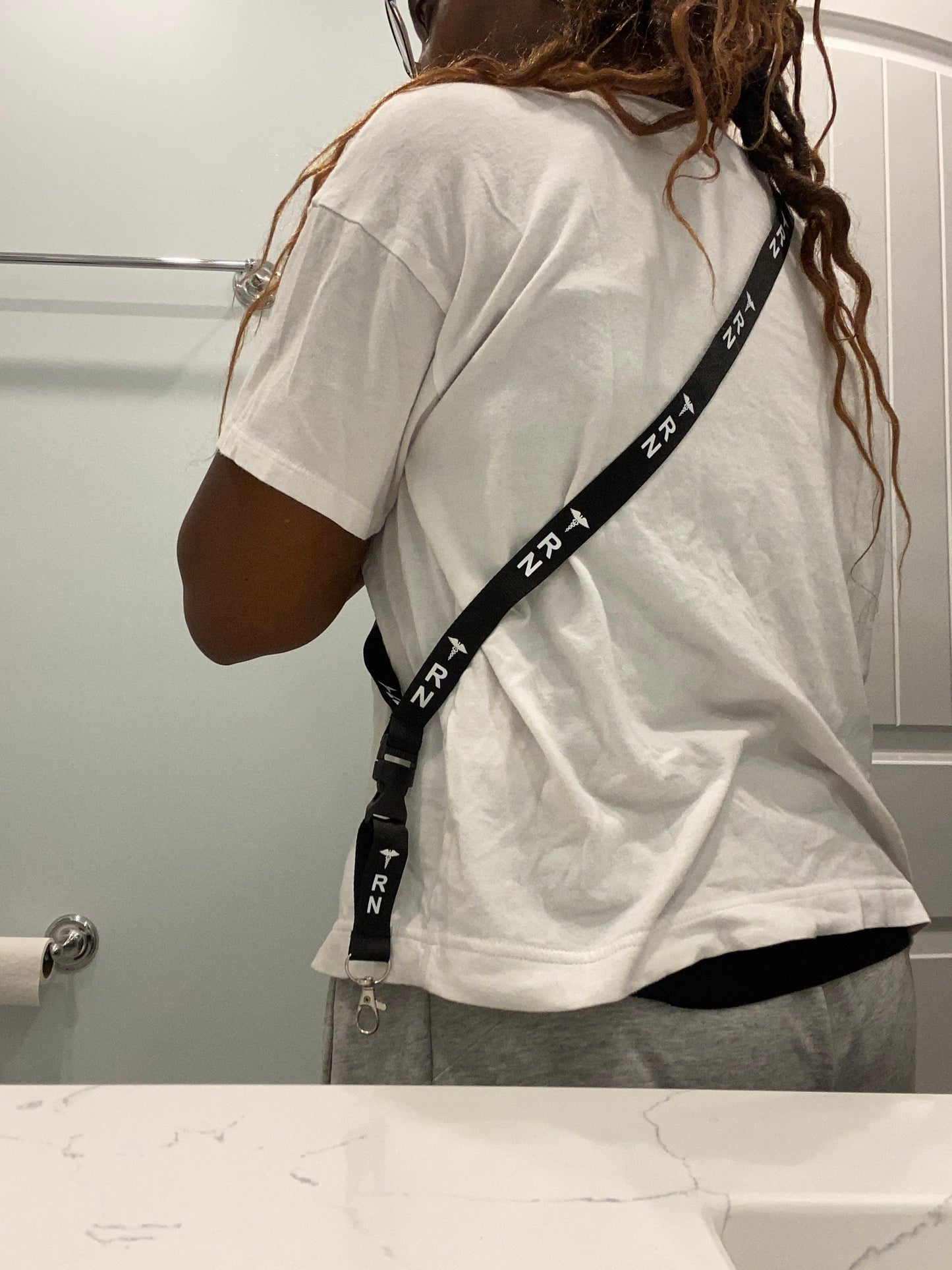 EXTRA LONG RN NURSE LANYARD with BREAKAWAY