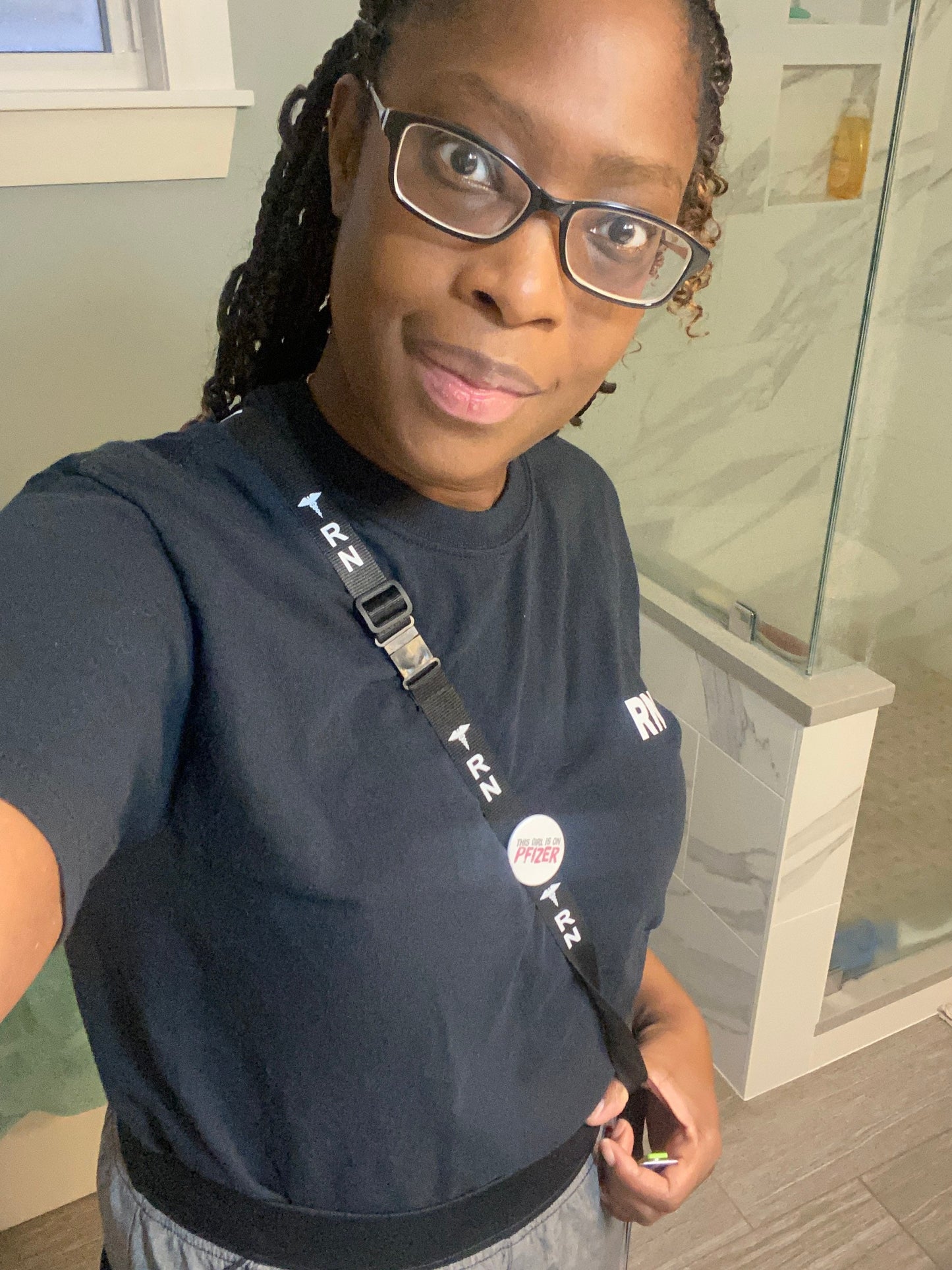 EXTRA LONG RN NURSE LANYARD with BREAKAWAY