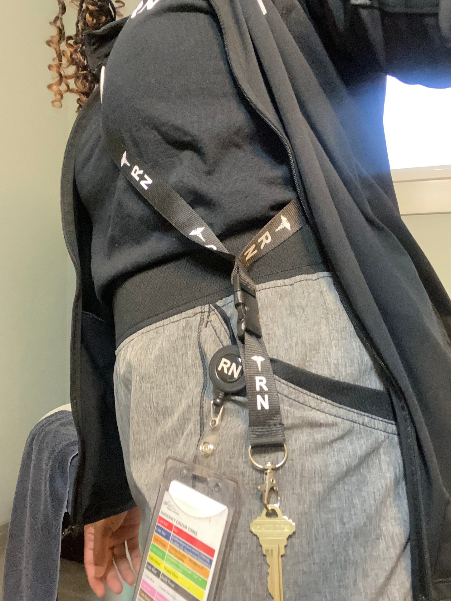 EXTRA LONG RN NURSE LANYARD with BREAKAWAY