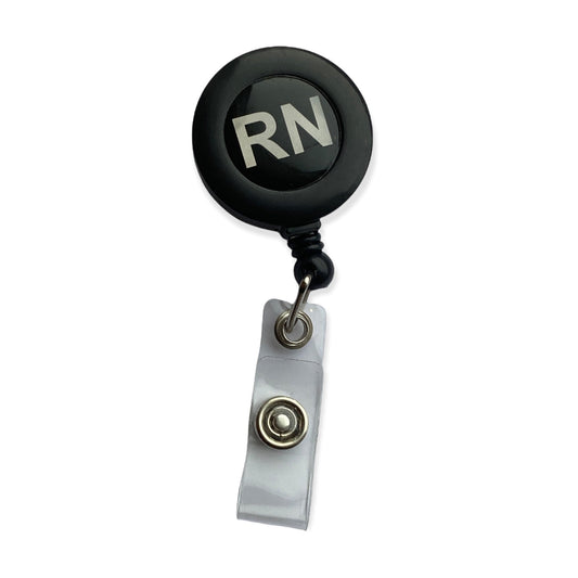RN Badge Reel, Best Nurse Gift, Nurse Badge Reel, Black and Whit Badge Reel, Registered Nurse Graduation Gift