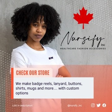 NURSE PRACTITIONER GIFT, Id Holder, Np Badge Reel, Np Gift, Black and White Badge Reel