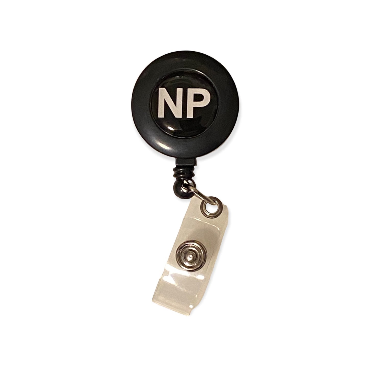 NURSE PRACTITIONER GIFT, Id Holder, Np Badge Reel, Np Gift, Black and White Badge Reel