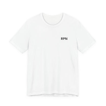Nursify RPN short sleeve shirt from the professional pride collection, product gallery view.