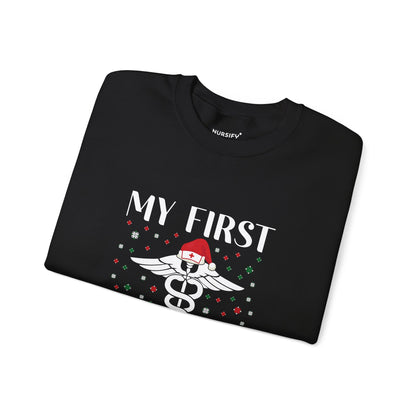 My First Christmas as a CCA Sweatshirt