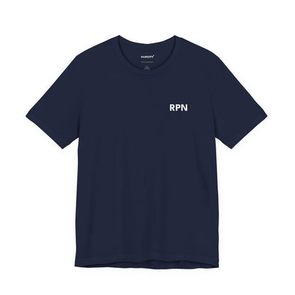 Nursify RPN short sleeve shirt from the professional pride collection, product gallery view.