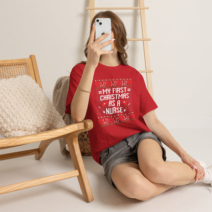 My First Christmas as a Nurse Tee | Nursify