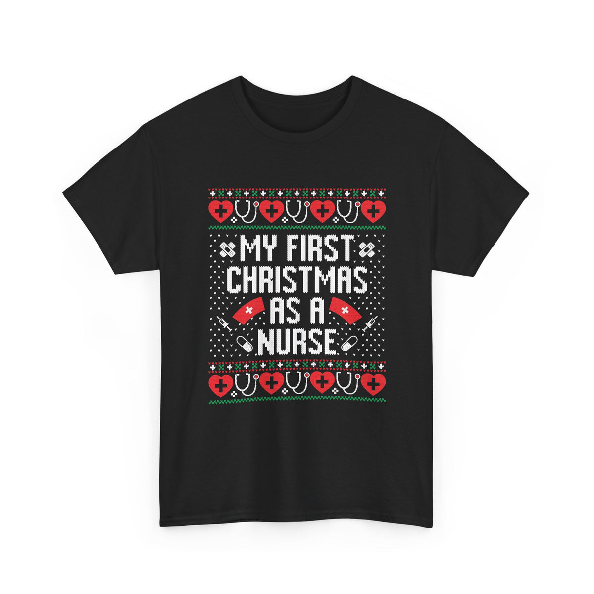 My First Christmas as a Nurse Tee | Nursify