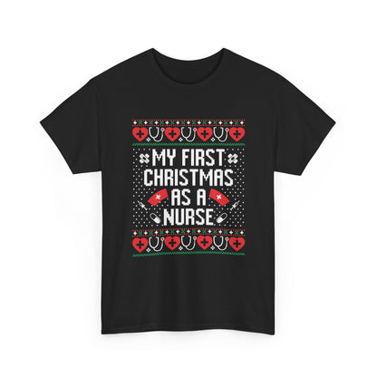 My First Christmas as a Nurse Tee | Nursify