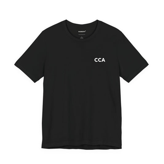 Nursify CCA short sleeve shirt from the professional pride collection, product gallery view.