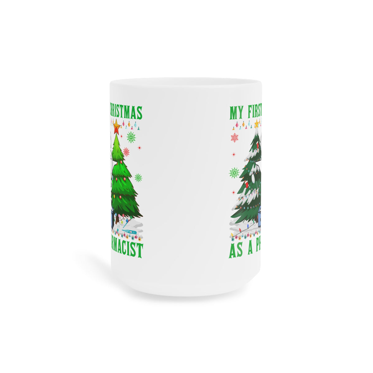 My First Christmas as a Pharmacist Mug, Pharmacy Symbol
