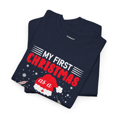 My First Christmas as a Nurse T-Shirt, Stethoscope