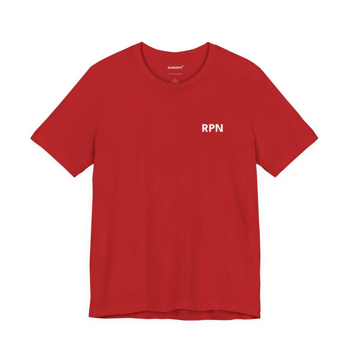 Nursify RPN short sleeve shirt from the professional pride collection, product gallery view.