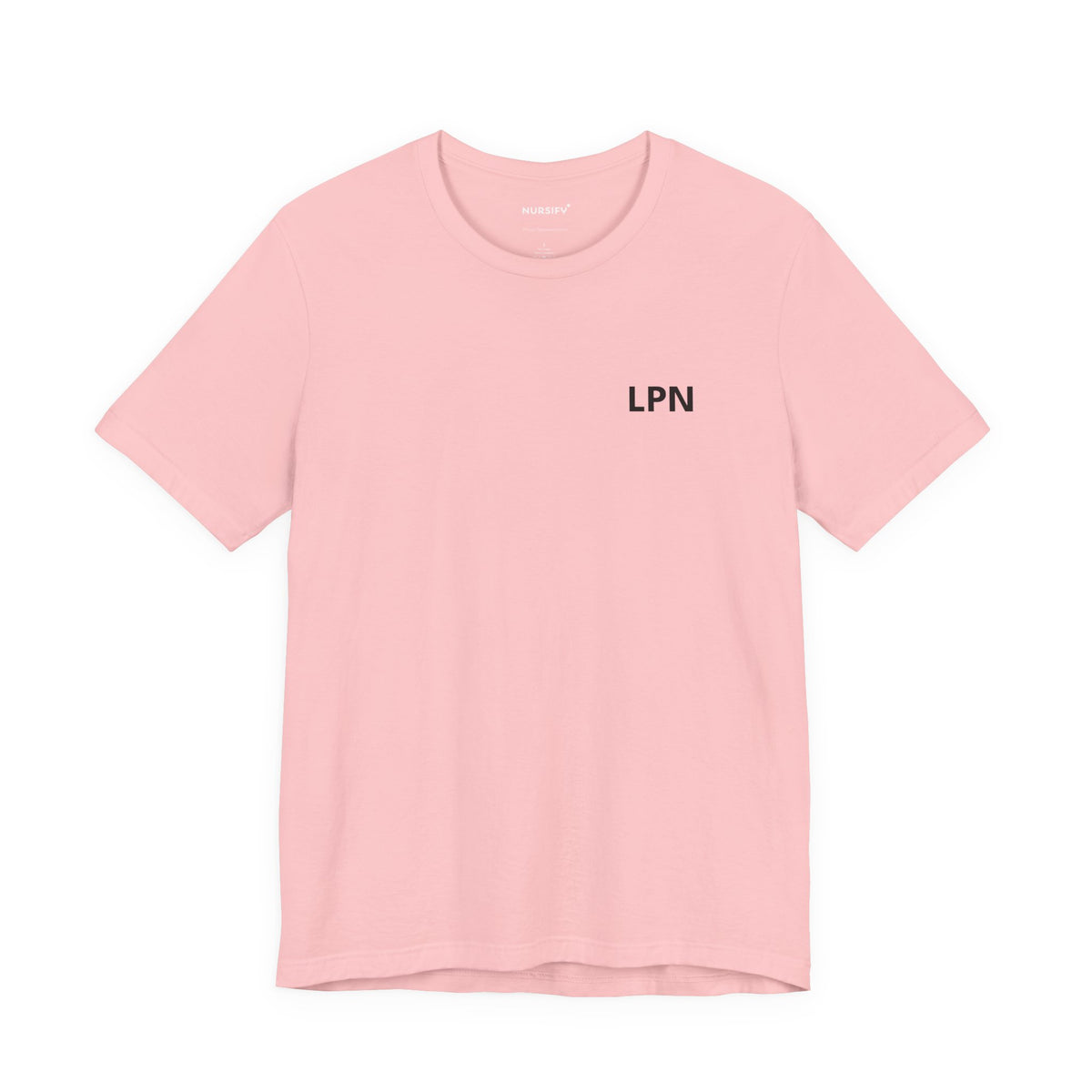 Nursify LPN short sleeve shirt from the professional pride collection, product gallery view.