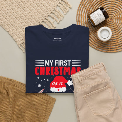 My First Christmas as a Nurse T-Shirt, Stethoscope