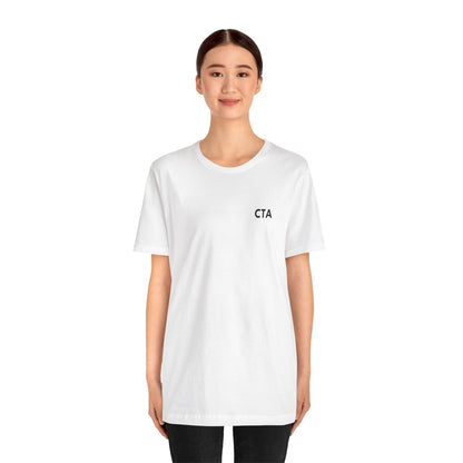 Nursify CTA short sleeve shirt from the professional pride collection, product gallery view.