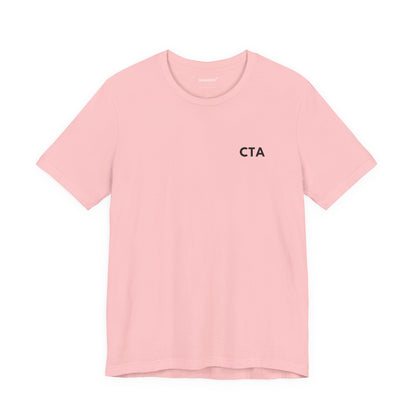 Nursify CTA short sleeve shirt from the professional pride collection, product gallery view.