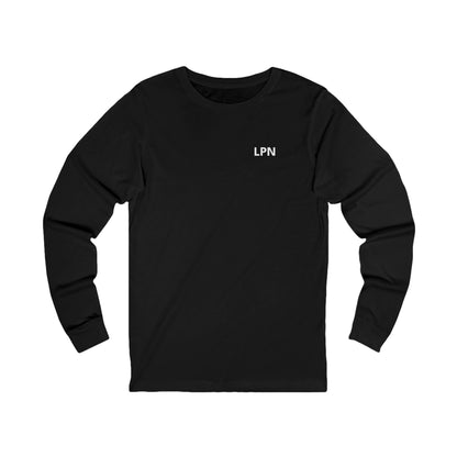 Nursify LPN long sleeve shirt from the professional pride collection, product gallery view.